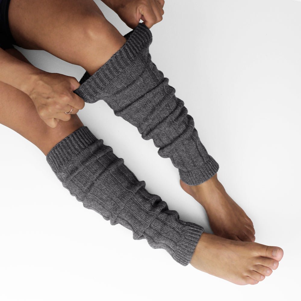Minfot Wool Leg Warmers Anthracite 1-Pack