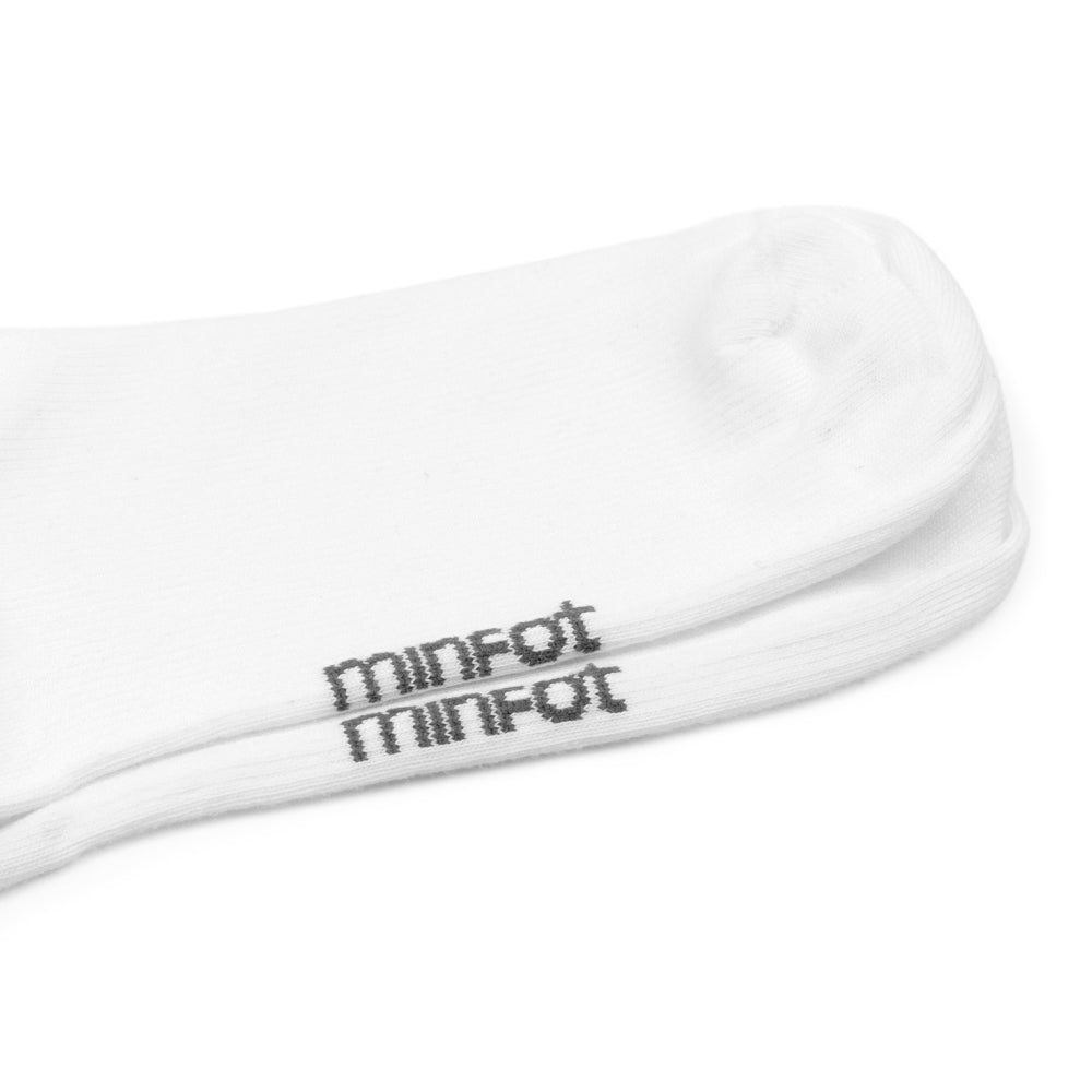 Minfot Wide Compression Socks Bamboo Butterfly White 1-Pack