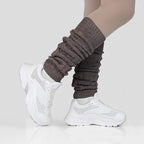 Minfot Wool Leg Warmers Brown Melange 1-Pack