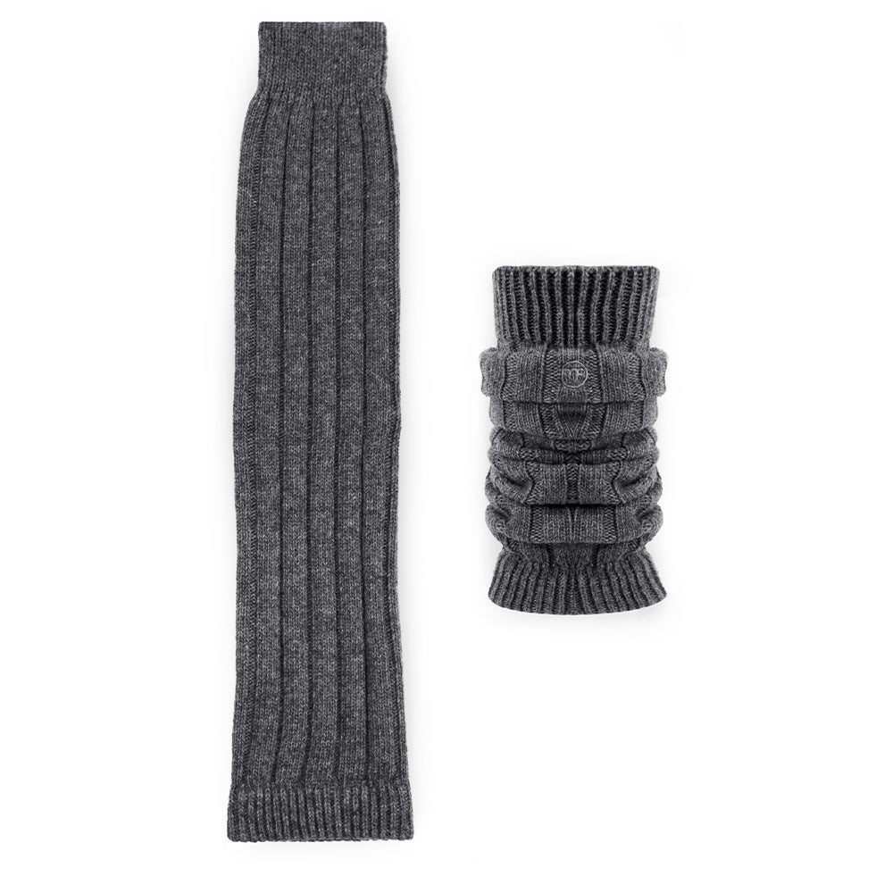 Minfot Wool Leg Warmers Anthracite 1-Pack