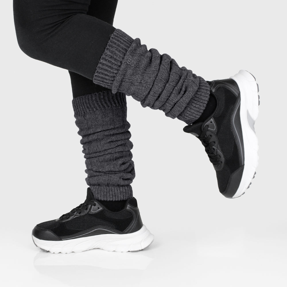 Minfot Wool Leg Warmers Anthracite 1-Pack