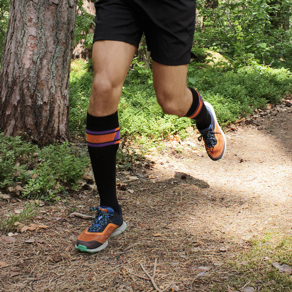 Minfot Sport Compression Socks Lyocell Energy Black 2-pack