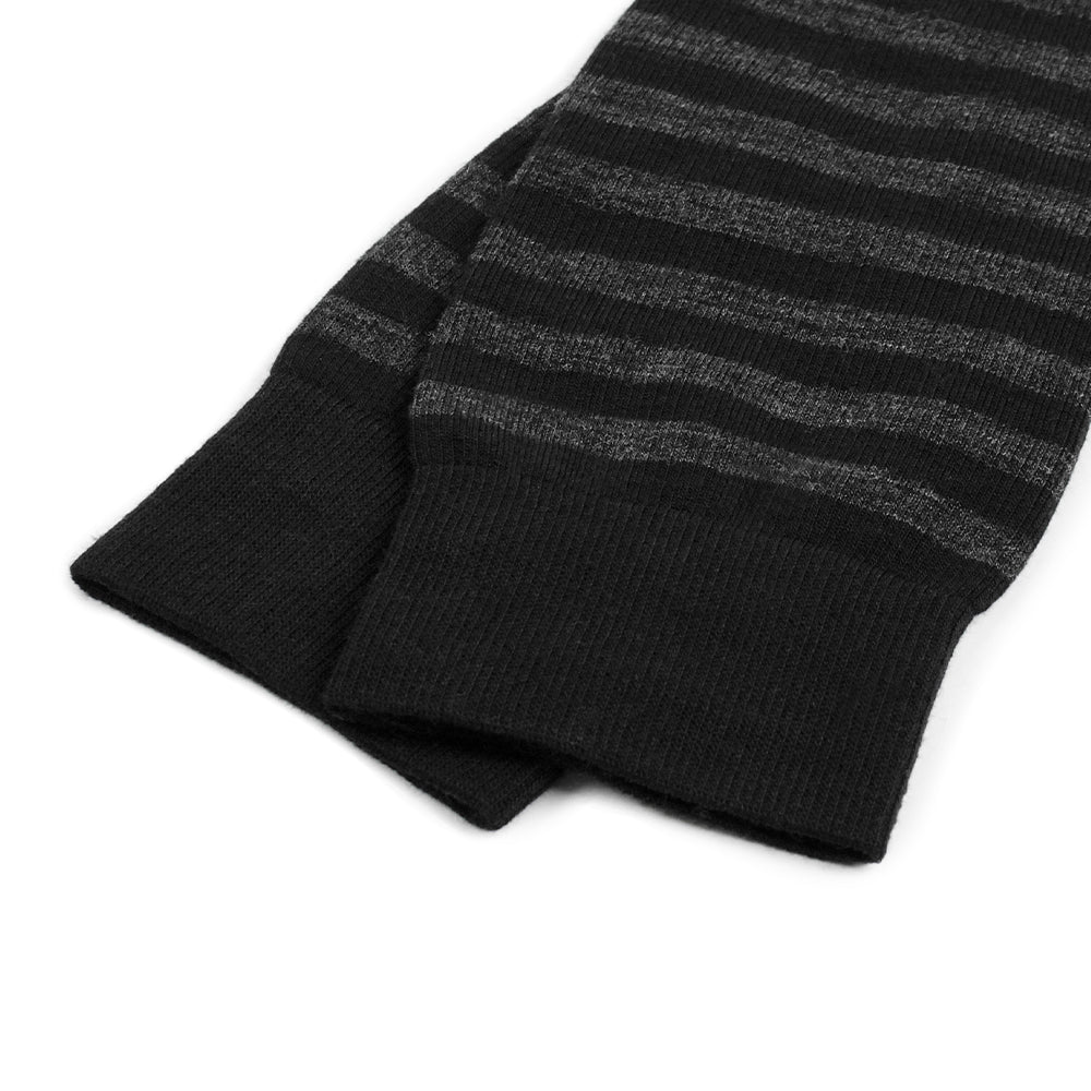 Minfot Compression Socks Merino Wool Striped Grey Navy 1-Pack