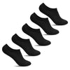 Minfot Ankle Socks Bamboo Black 5 pack