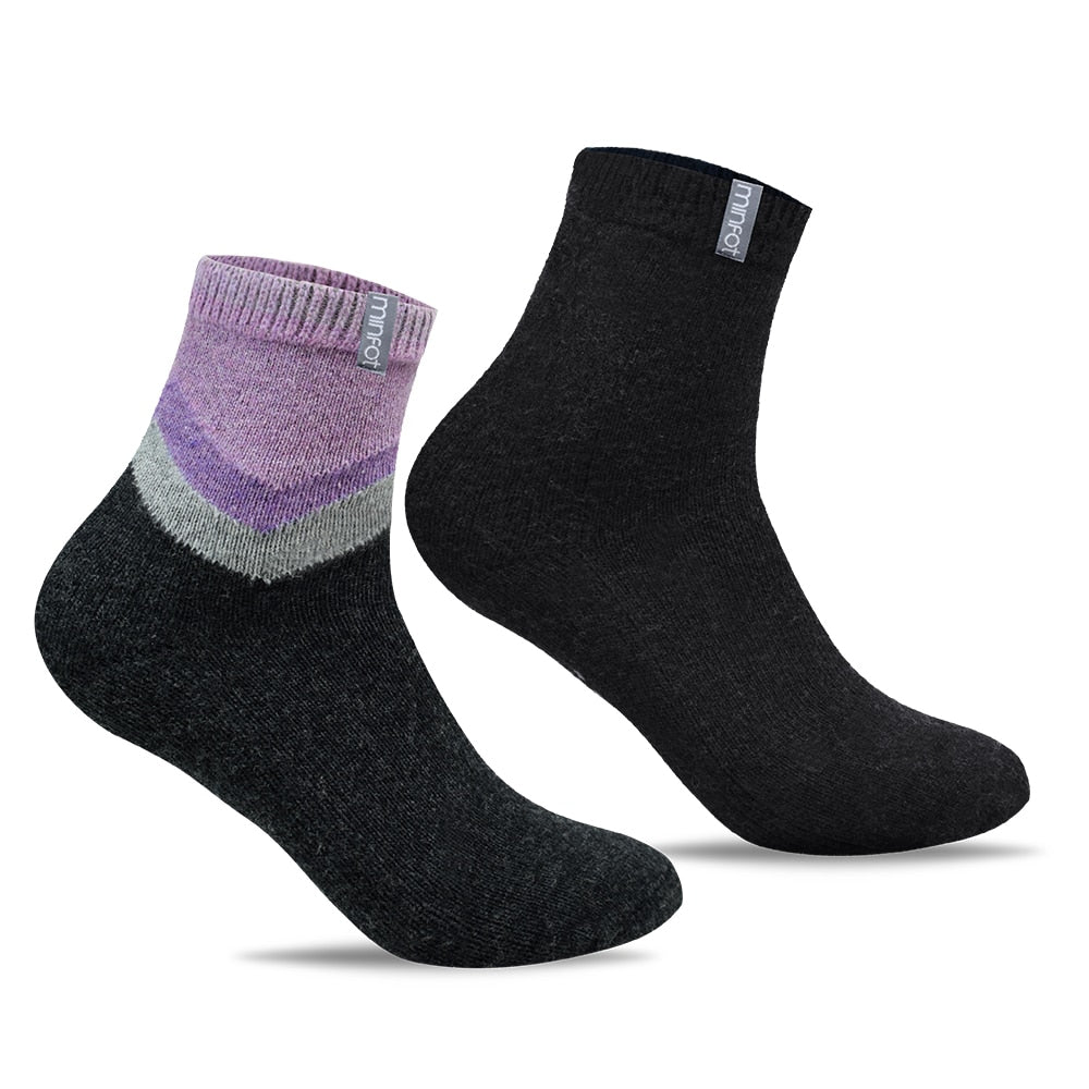 Minfot-Strumpor-Antihalk-Ull-Cosy-Viola-2-pack