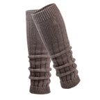 Minfot Wool Leg Warmers Brown Melange 1-Pack