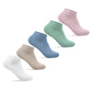 Minfot Cotton Socks Sneaker Sensitive Pastel 5-pack