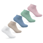 Minfot Cotton Socks Sneaker Sensitive Pastel 5-pack