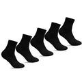 Minfot-Quarter-Merinoull-Svart-5-pack