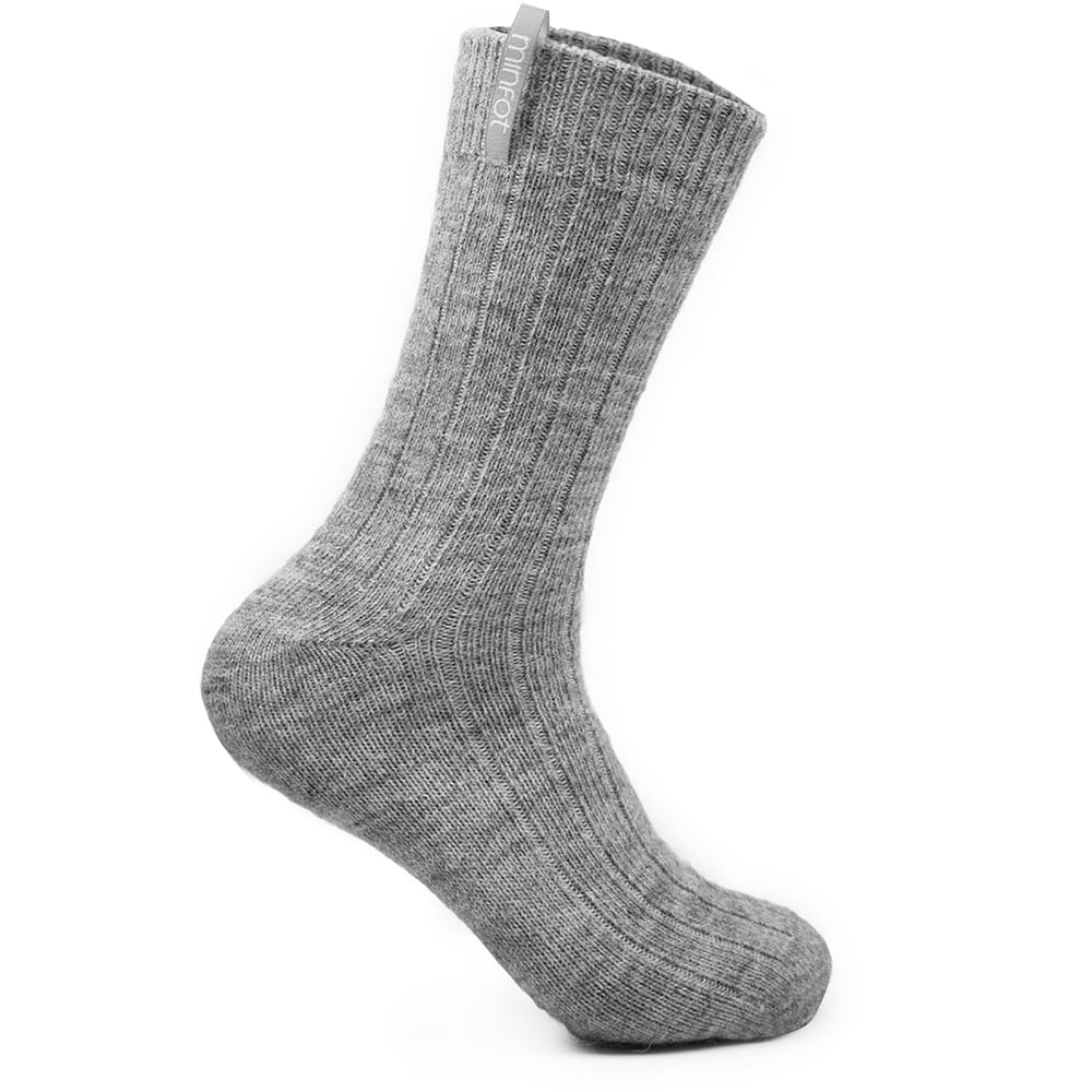 Minfot Raggsockor Alpacka Grå 1-pack