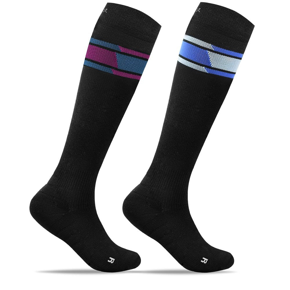 Minfot Sport Compression Socks Lyocell Speed Black 2-pack