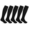 Minfot Compression Socks Bamboo Black 5-Pack