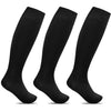Minfot Compression Socks Wide Bamboo Black 3-Pack