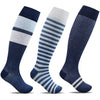 Minfot Compression Socks Wide Cotton Maritime 3-Pack