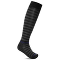 Minfot Compression Socks Merino Wool Striped Grey Navy 1-Pack