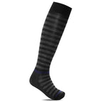 Minfot Compression Socks Merino Wool Striped Grey Navy 1-Pack