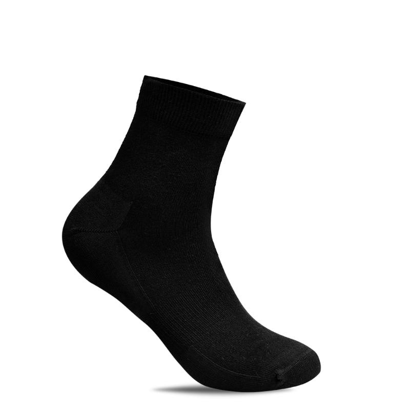 Minfot Bambustrumpor Quarter Svart 1-pack