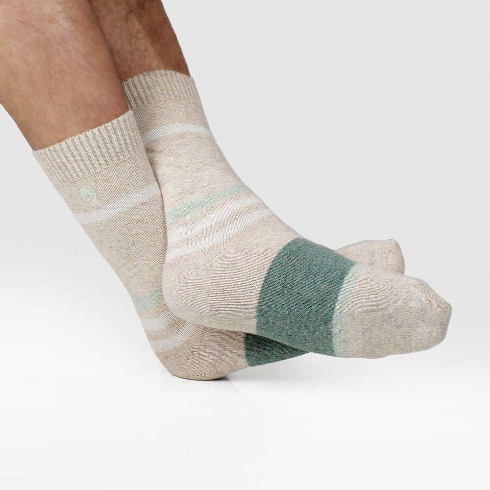 Minfot Strand Wool Socks Green 2-Pack