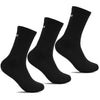 Minfot Vandringsstrumpor Bambu Merinoull Svart 3-pack