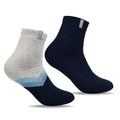 Minfot Wool Socks Anti-slip Cosy Iris 2-Pack