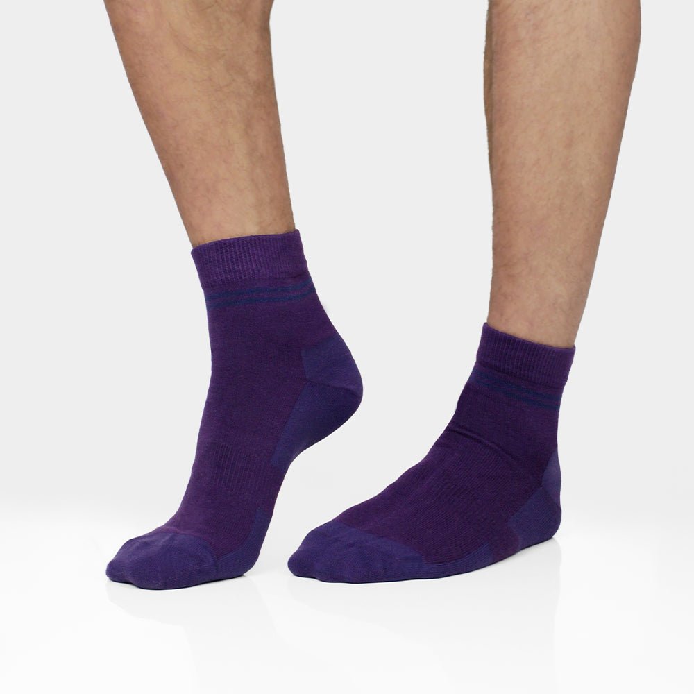 Minfot Bamboo Socks Quarter Lake 5-pack
