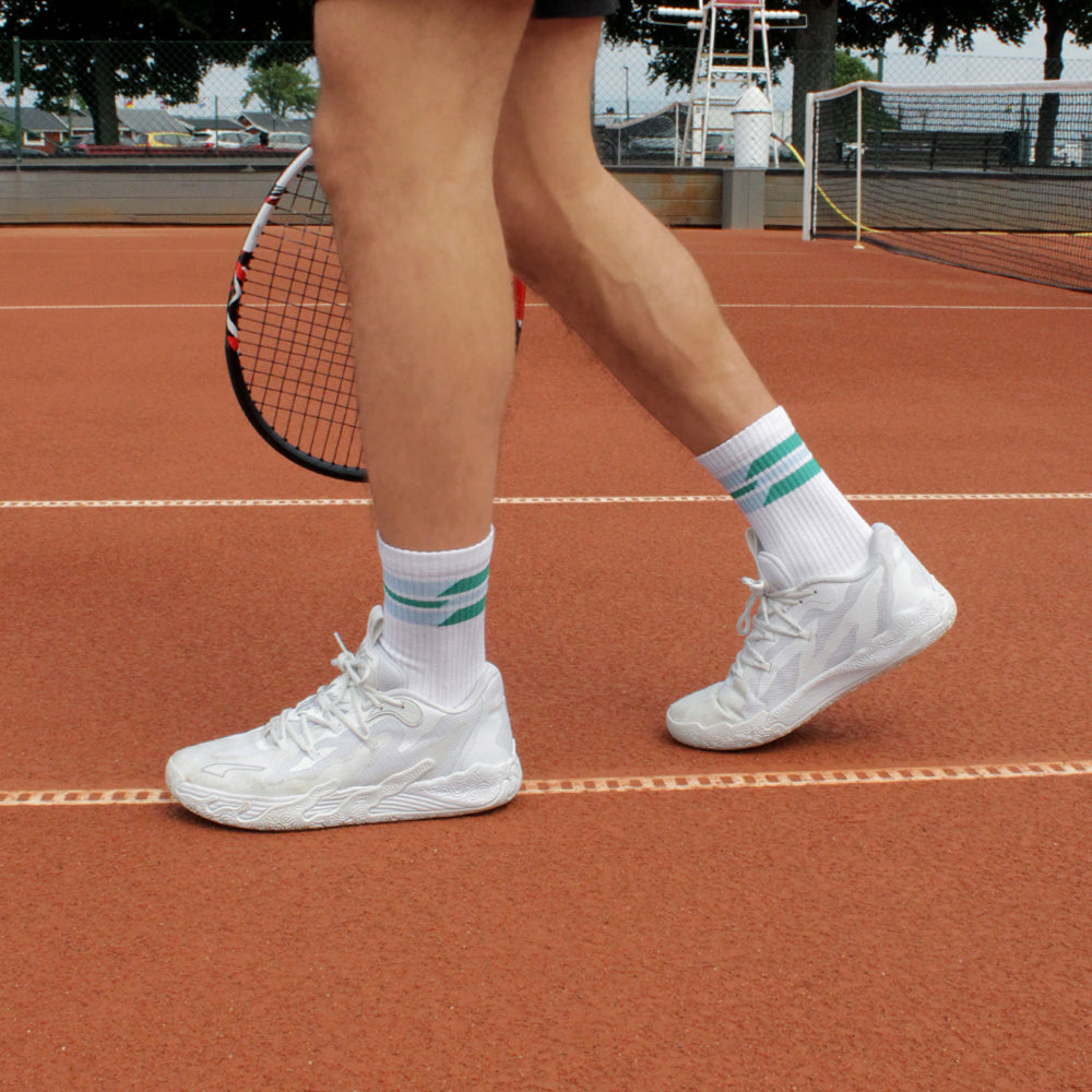 Minfot Sports Socks Lyocell Race White 3-pack