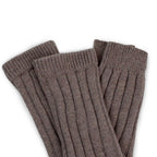Minfot Wool Leg Warmers Brown Melange 1-Pack