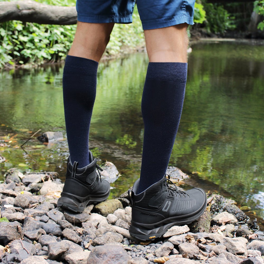 Minfot Stödstrumpor Merinoull Navy 1-pack