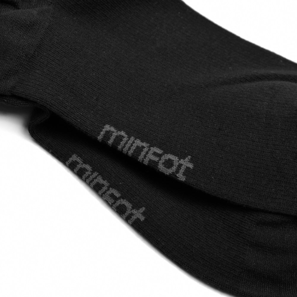 Minfot Wide Compression Socks Bamboo Peony Black 1-Pack
