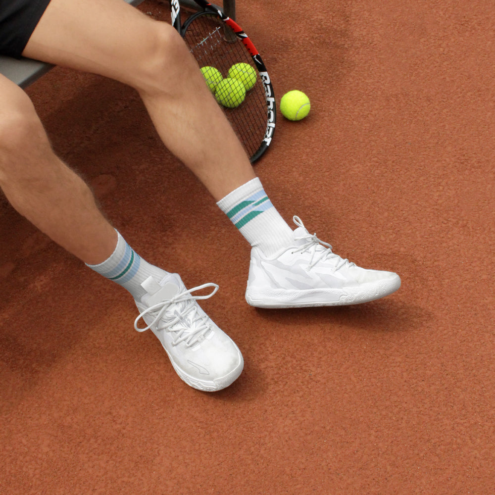 Minfot Sports Socks Lyocell Race White 3-pack