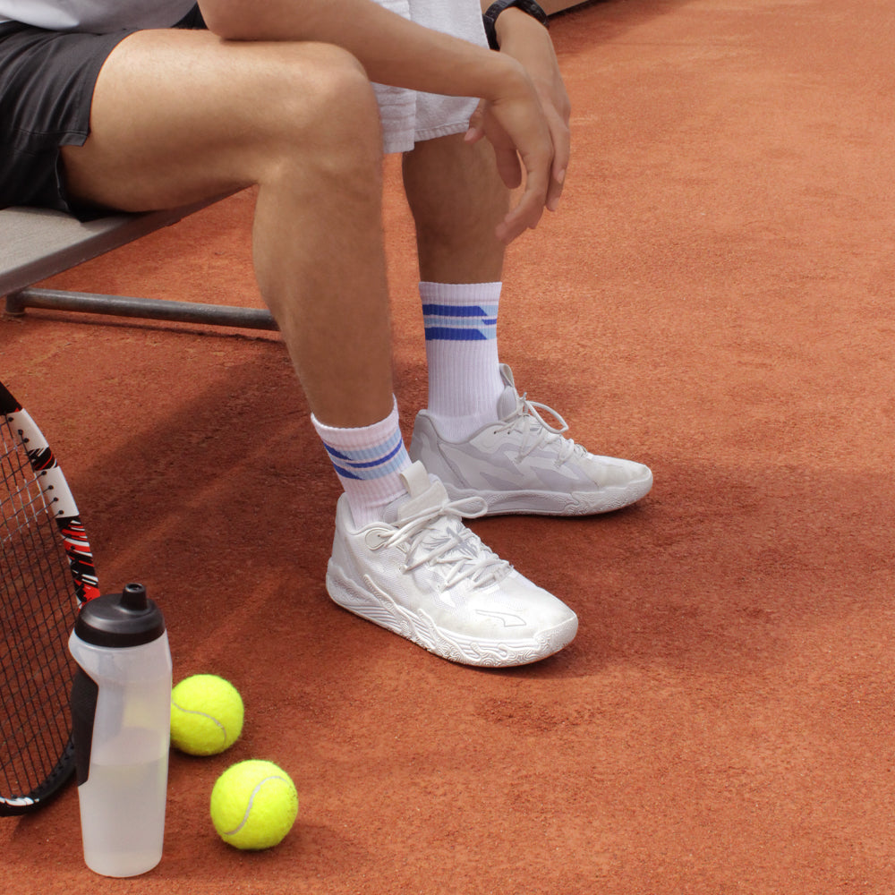 Minfot Sports Socks Lyocell Race White 3-pack