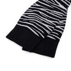 Minfot Stödstrumpor Bambu Zebra Svarta 1-pack