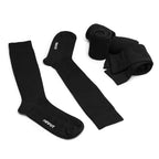Minfot Compression Socks Organic Cotton Black 5-Pack