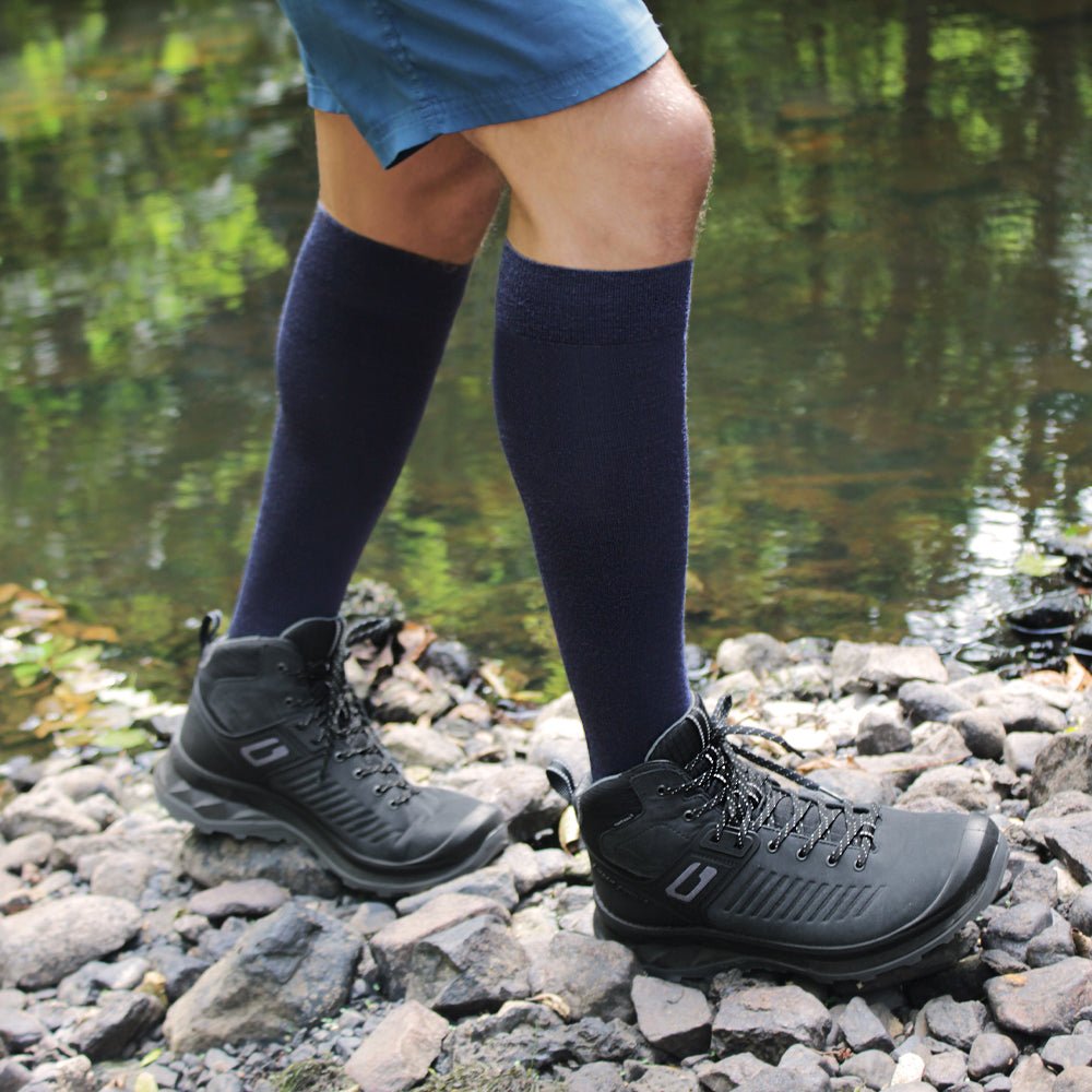 Minfot Stödstrumpor Merinoull Navy 1-pack