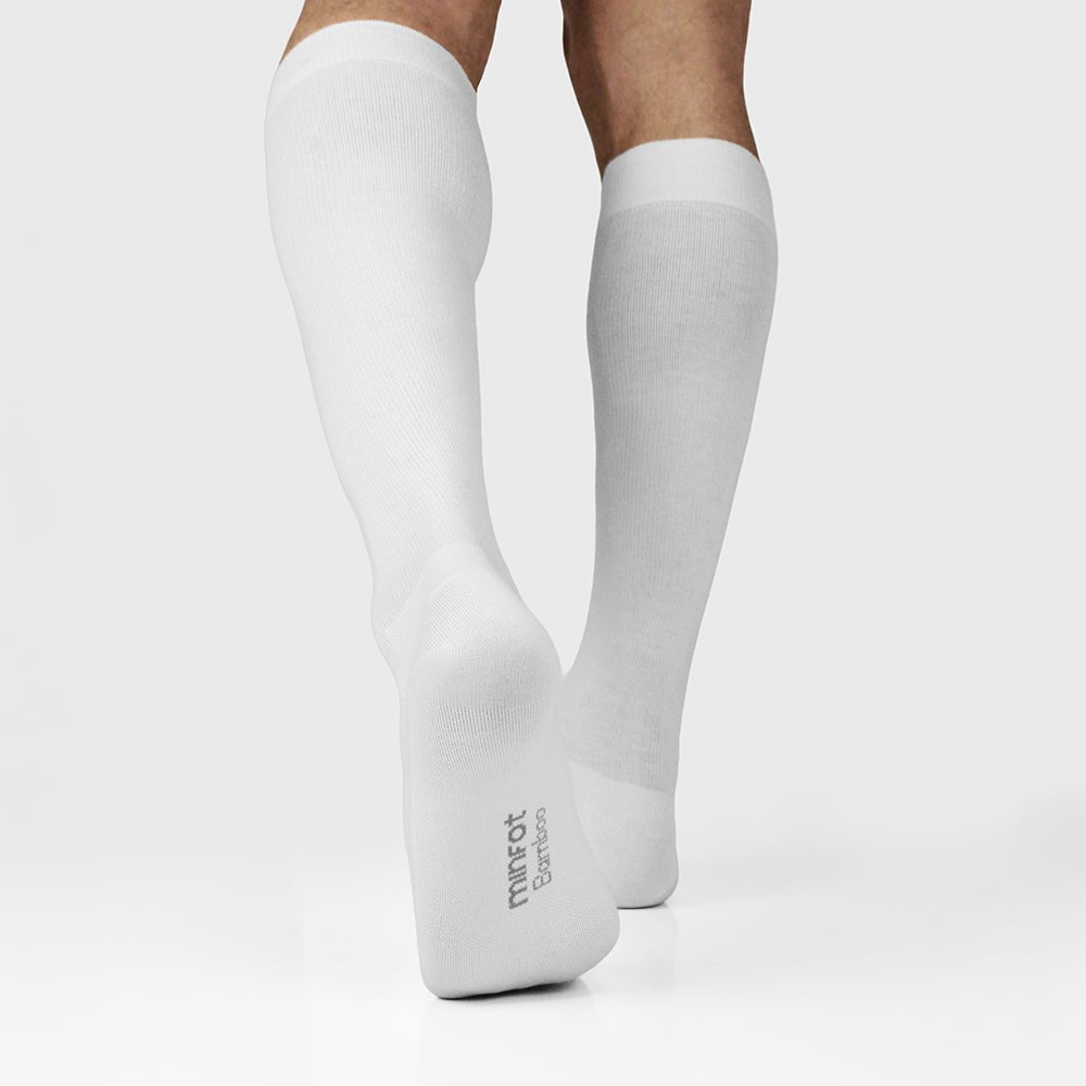 Minfot Compression Socks Bamboo White 1-Pack
