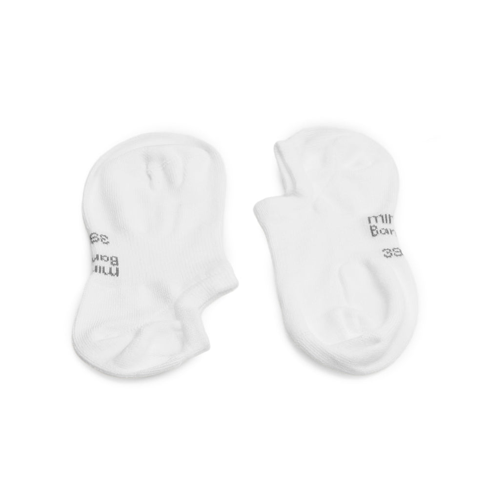 Minfot Ankle Socks Bamboo White 1-pack