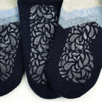 Minfot Wool Socks Anti-slip Cosy Iris 2-Pack