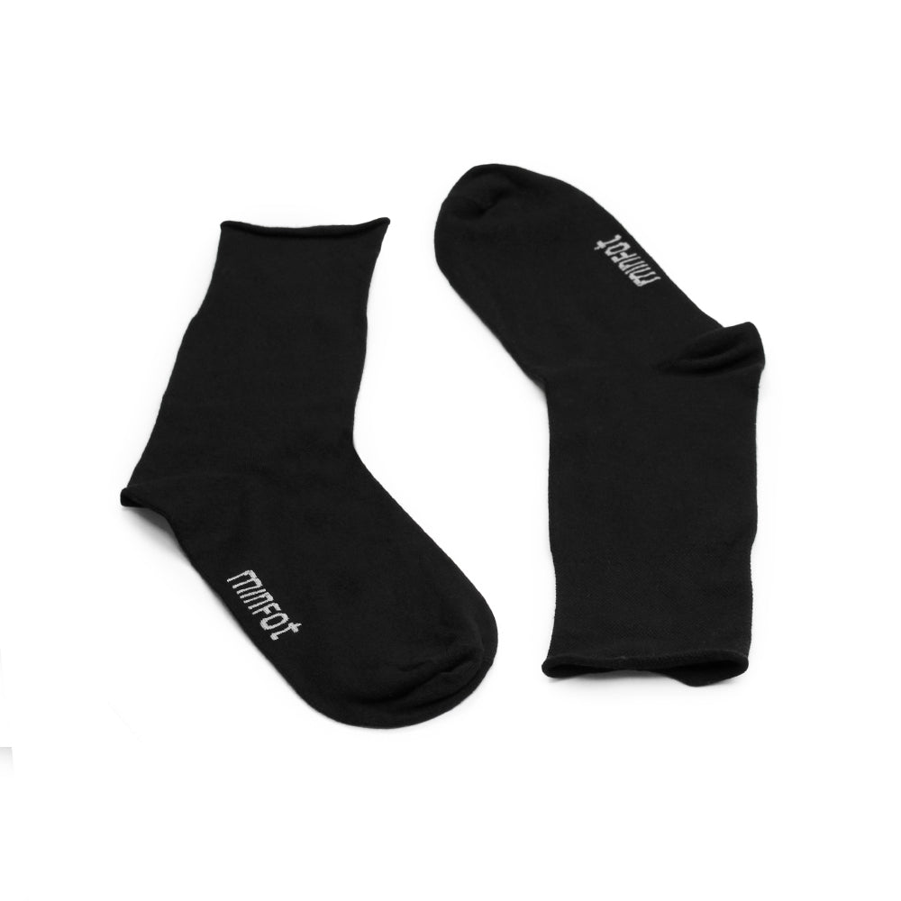Minfot Sensitive Bamboo Socks Black 1-Pack