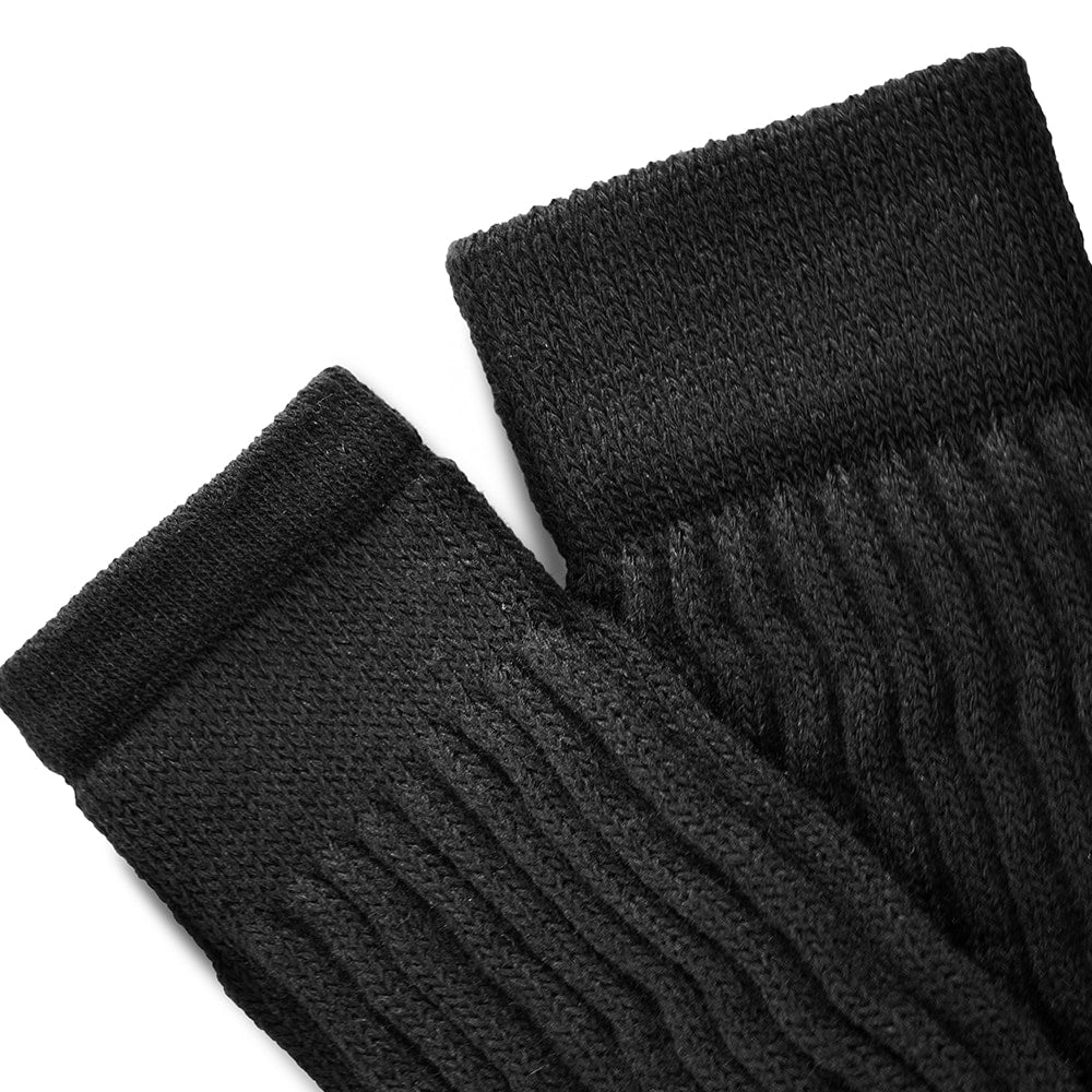 Minfot Leg Warmers Wool Blend Black 1-Pack