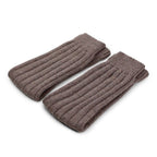 Minfot Wool Leg Warmers Brown Melange 1-Pack