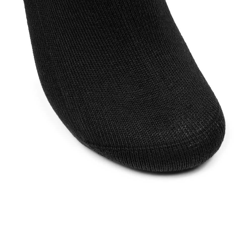 Minfot Seamless Socks Cotton Black 1-pack