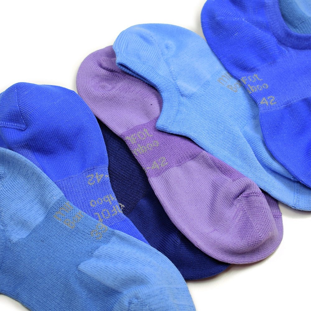 Minfot Ankle Socks Bamboo Sunset 5-pack