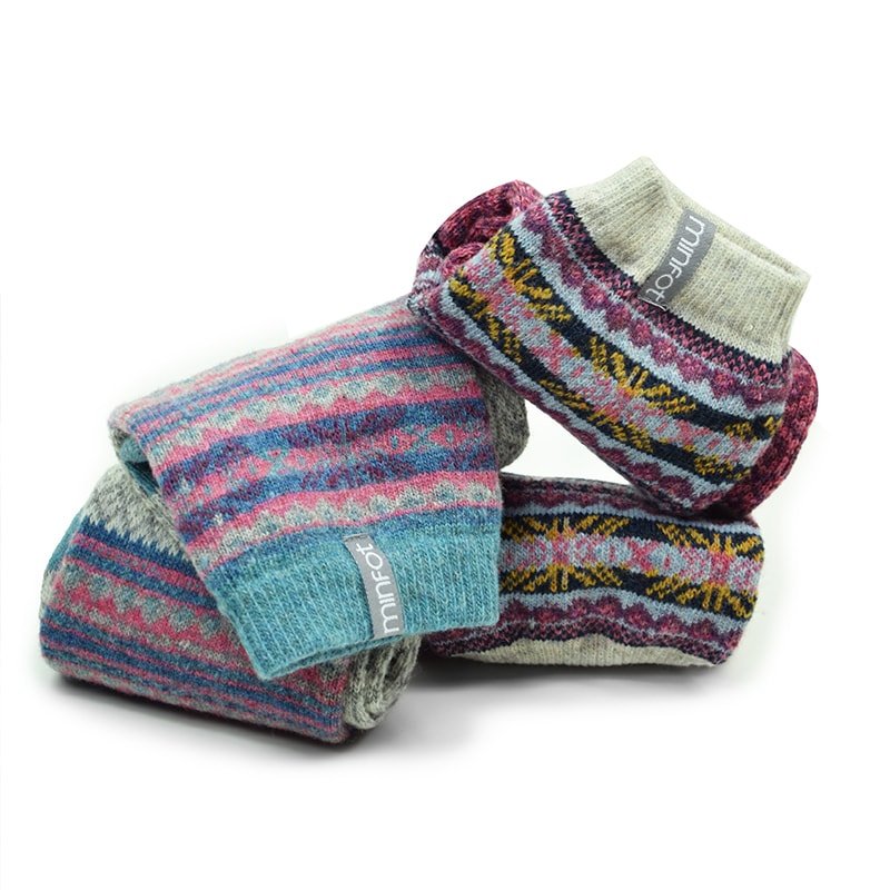 Minfot Wool Socks Cosy 2-Pack