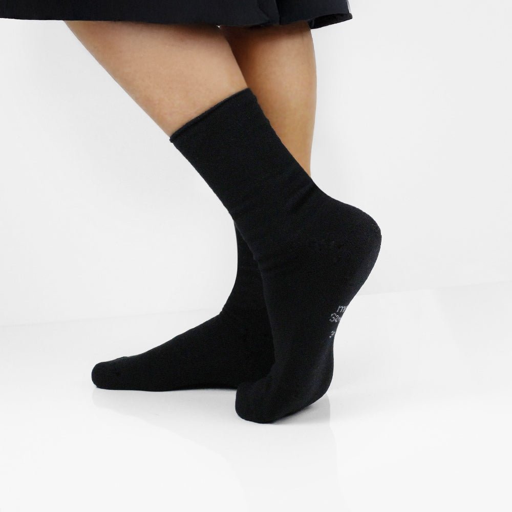 frotte-strumpor-svart-bambu-minfot-terry