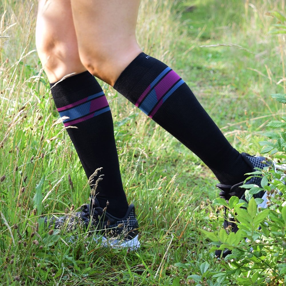 Minfot Sport Compression Socks Lyocell Speed Black 2-pack