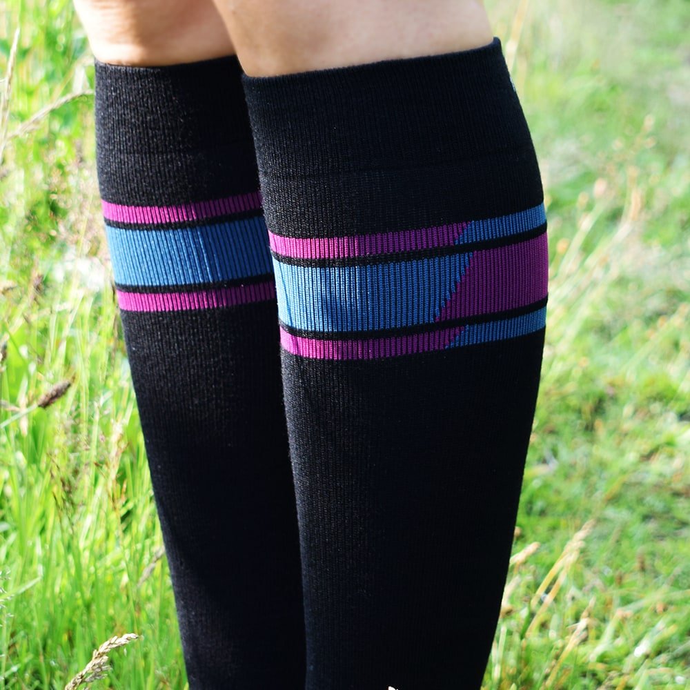Minfot Sport Compression Socks Lyocell Speed Black 2-pack
