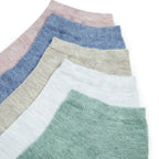 Minfot Cotton Socks Sneaker Sensitive Pastel 5-pack