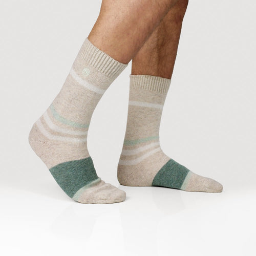 Minfot Strand Wool Socks Green 2-Pack
