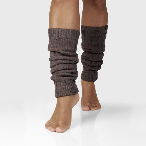 Minfot Wool Leg Warmers Brown Melange 1-Pack