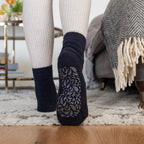 Minfot Wool Socks Anti-slip Cosy Iris 2-Pack